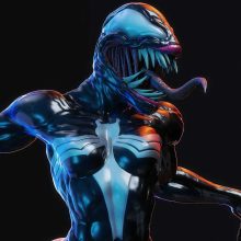 Venom Girl - STL 3D print files