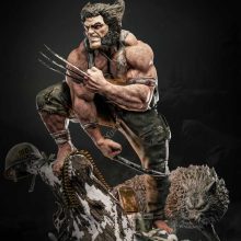 Wolverine Statue - STL 3D print files
