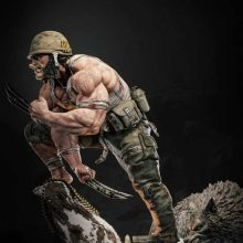 Wolverine Statue - STL 3D print files