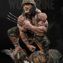 Wolverine Statue - STL 3D print files
