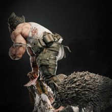 Wolverine Statue - STL 3D print files