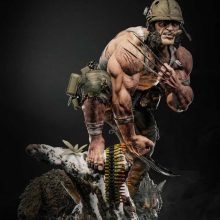 Wolverine Statue - STL 3D print files