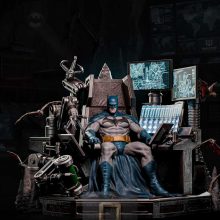 5380 Batman On Throne - DC Comics - STL 3D Print Files