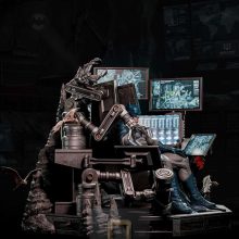 5380 Batman On Throne - DC Comics - STL 3D Print Files