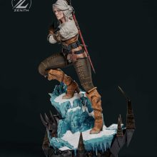 Ciri STL 5 + Bust + Extras - The Witcher