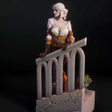 4216 Ciri NSFW - Witcher - STL 3D Print Files X 3D Animations