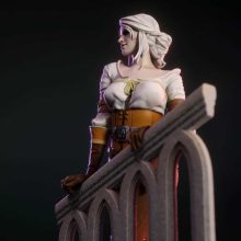 4216 Ciri NSFW - Witcher - STL 3D Print Files X 3D Animations