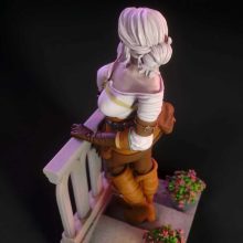 4216 Ciri NSFW - Witcher - STL 3D Print Files X 3D Animations