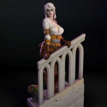 4216 Ciri NSFW - Witcher - STL 3D Print Files X 3D Animations