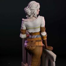 4216 Ciri NSFW - Witcher - STL 3D Print Files X 3D Animations