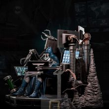 5380 Batman On Throne - DC Comics - STL 3D Print Files