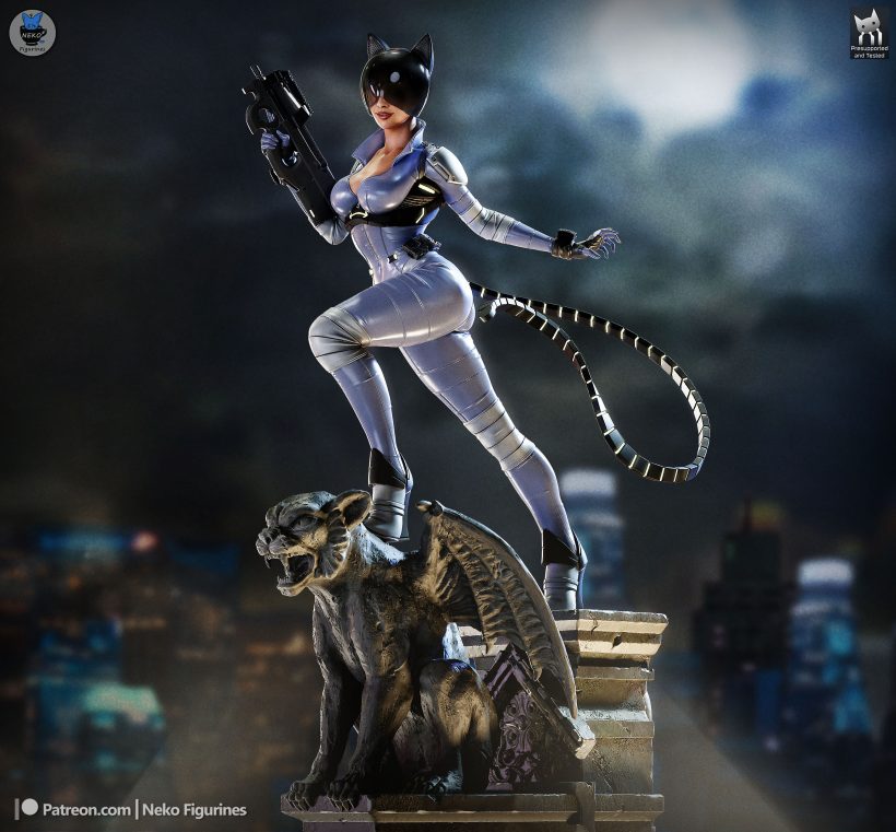 Catwoman Absolute - 3D print model-2