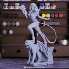 Catwoman Absolute - 3D print model-6
