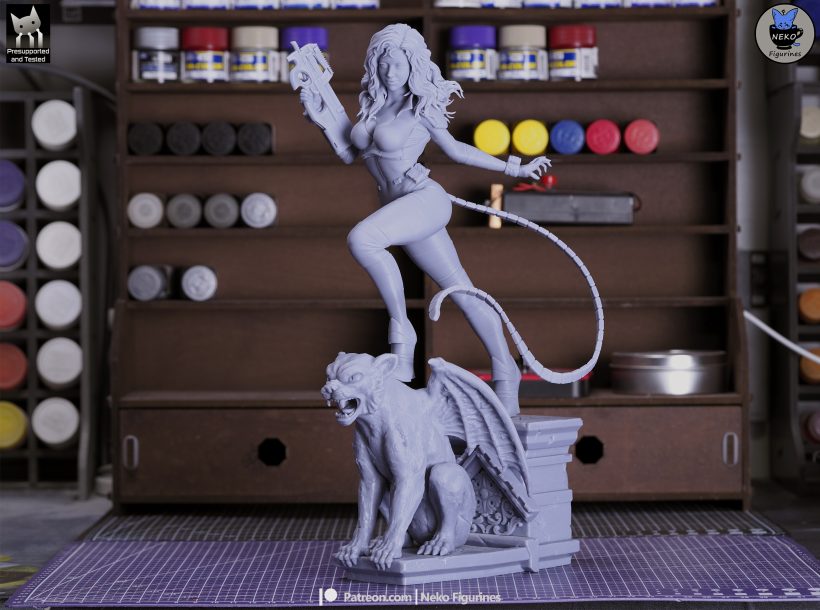 Catwoman Absolute - 3D print model-6