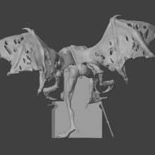 Gerald The Witcher Monster Diorama - STL 3D print files