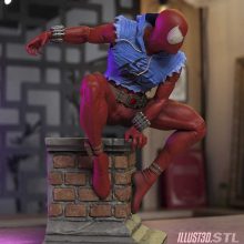 Scarlet Spider - STL 3D print files
