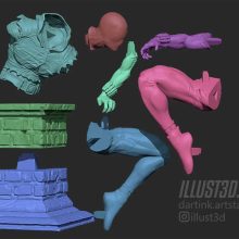 Scarlet Spider - STL 3D print files