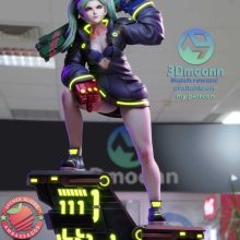 Rebecca - Cyberpunk - STL 3D print files