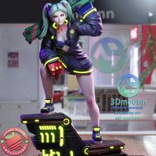 Rebecca - Cyberpunk - STL 3D print files