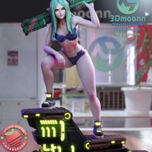 Rebecca - Cyberpunk - STL 3D print files