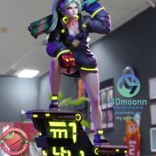 Rebecca - Cyberpunk - STL 3D print files