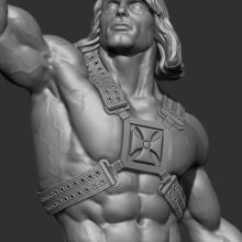 He Man & Battlecat Diorama - STL 3D print files-1