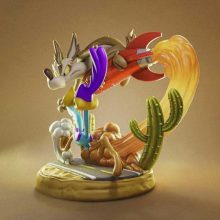 Wile-E Coyote and Roadrunner - STL 3D print files