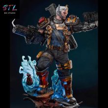 Cable STL - X-Men Marvel - Figure for 3D Printing