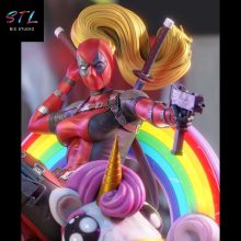 Lady Deadpool STL - Marvel - Figure for 3D Printing