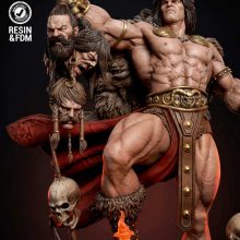 Conan STL 2 + Bust - Conan the Barbarian