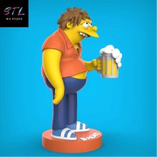 Barney Gumble STL - The Simpsons - Figure for 3D Printing