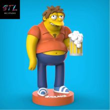 Barney Gumble STL - The Simpsons - Figure for 3D Printing