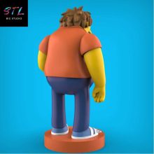 Barney Gumble STL - The Simpsons - Figure for 3D Printing
