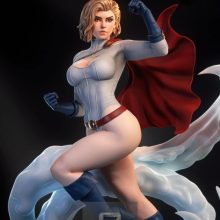 5522 Power Girl NSFW - DC Comics - STL 3D Print Files