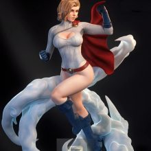 5522 Power Girl NSFW - DC Comics - STL 3D Print Files