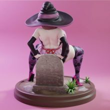 KiTNo - Naughty Witch - Halloween (2025 Ver.) - 3D Print Model STL-5