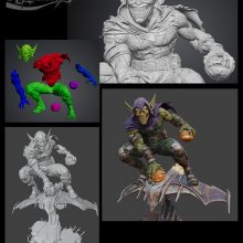SINISTER SIX - GOBLIN - 3D print model-2