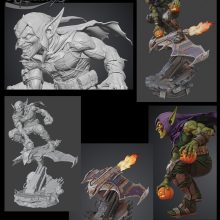 SINISTER SIX - GOBLIN - 3D print model-3