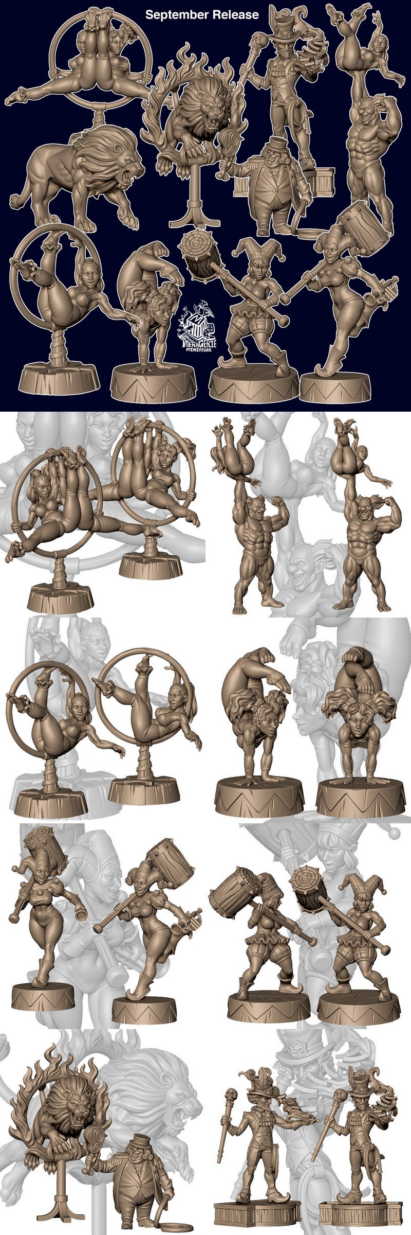 Menagerie Miniature - Carnival Circus - 3D Print Model