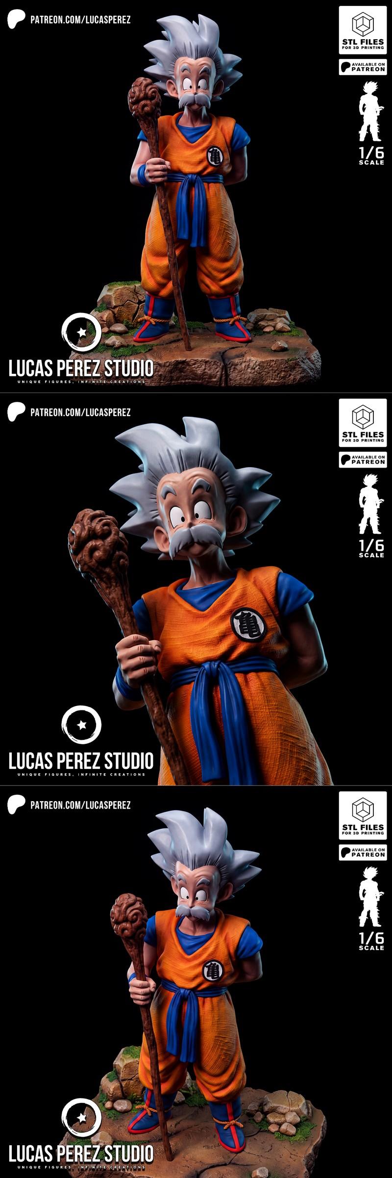 Lucas Perez - Ancient Goku - 3D Print Model STL