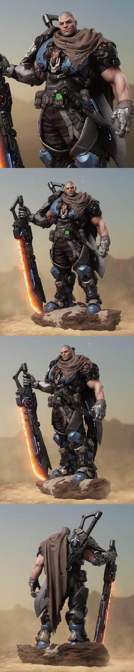 CA 3D Studios - Kurg - 3D Print Model STL
