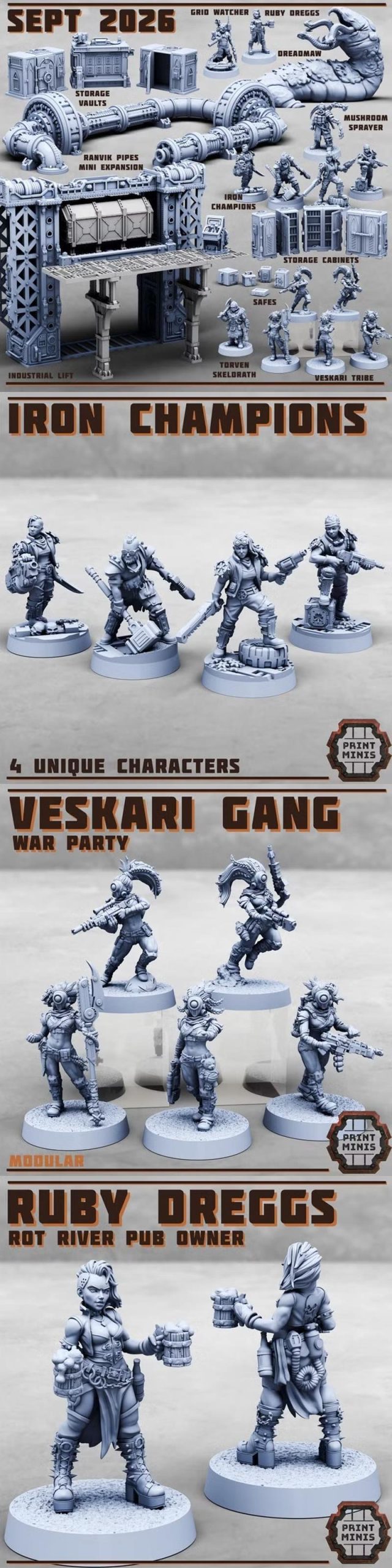 Print Minis September 2026 - 3D Print Model STL