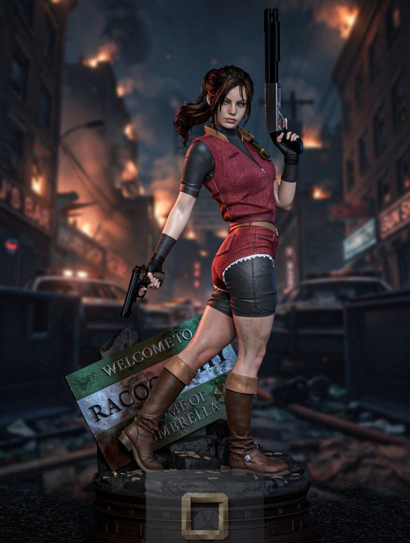 5621 Claire Redfield - Resident Evil - STL 3D Print Files