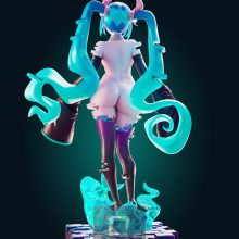 5645 Ghost Miku NSFW - STL 3D Print Files