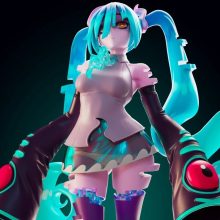 5645 Ghost Miku NSFW - STL 3D Print Files