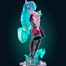5645 Ghost Miku NSFW - STL 3D Print Files