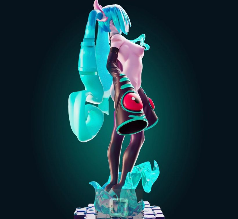 5645 Ghost Miku NSFW - STL 3D Print Files