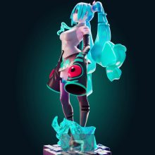 5645 Ghost Miku NSFW - STL 3D Print Files
