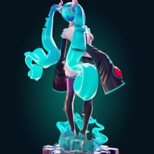 5645 Ghost Miku NSFW - STL 3D Print Files